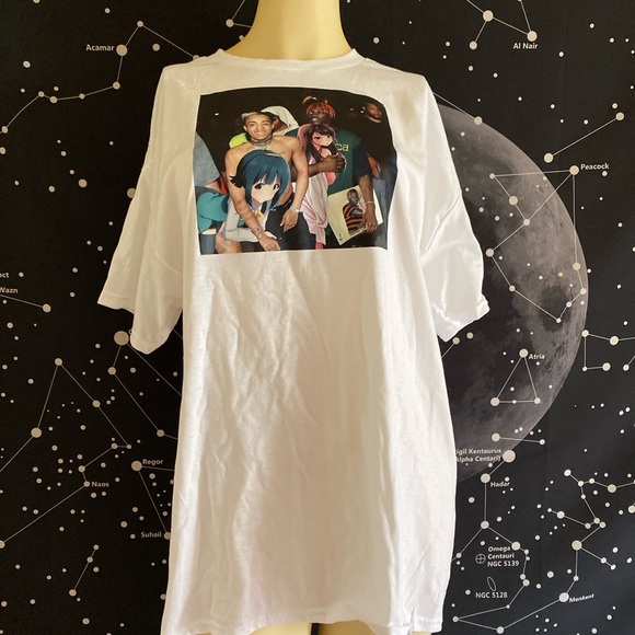 X and Lil Yachty graphic tee. 🤍 - Picture 3 of 4